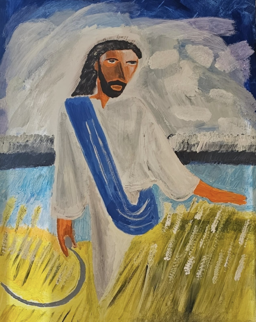 Harvest, Acrylic, artist: R. P. Siepak, artist username: siepak, produced: July 2024, acquired by: Feliks, location: Poland, as: Transaction, size: 90x120 cm