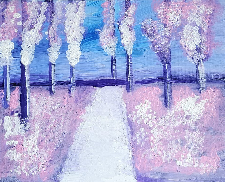 Gone with the Wind, Acrylic, artist: R. P. Siepak, artist username: siepak, produced: June 2024, acquired by: Klara, location: Poland, as: Gift, size: 50x40 cm