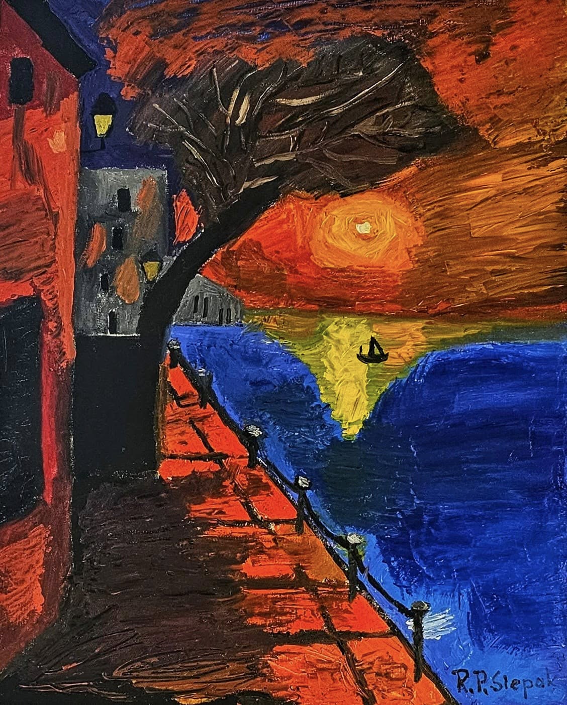 He's a Pirate, Oil, artist: R. P. Siepak, artist username: siepak, produced: June 2024, as: Reserved/Not for Sale, size: 40x50 cm