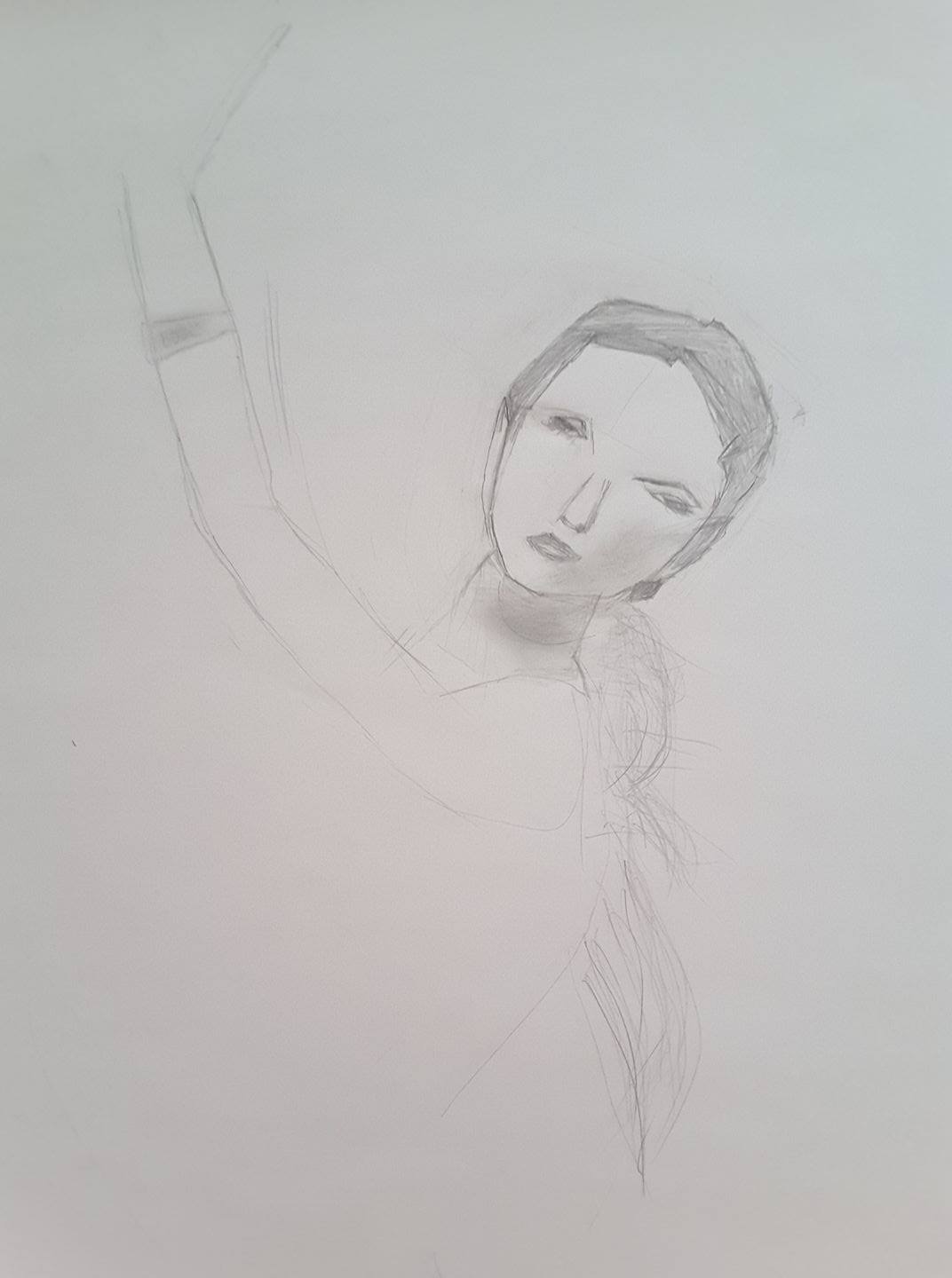 Joanna - Beauty and the Beast, Drawing, artist: R. P. Siepak, artist username: siepak, produced: December 2017, as: Reserved/Not for Sale, size: 40x50 cm, inspired by: Joanna and David Haskell