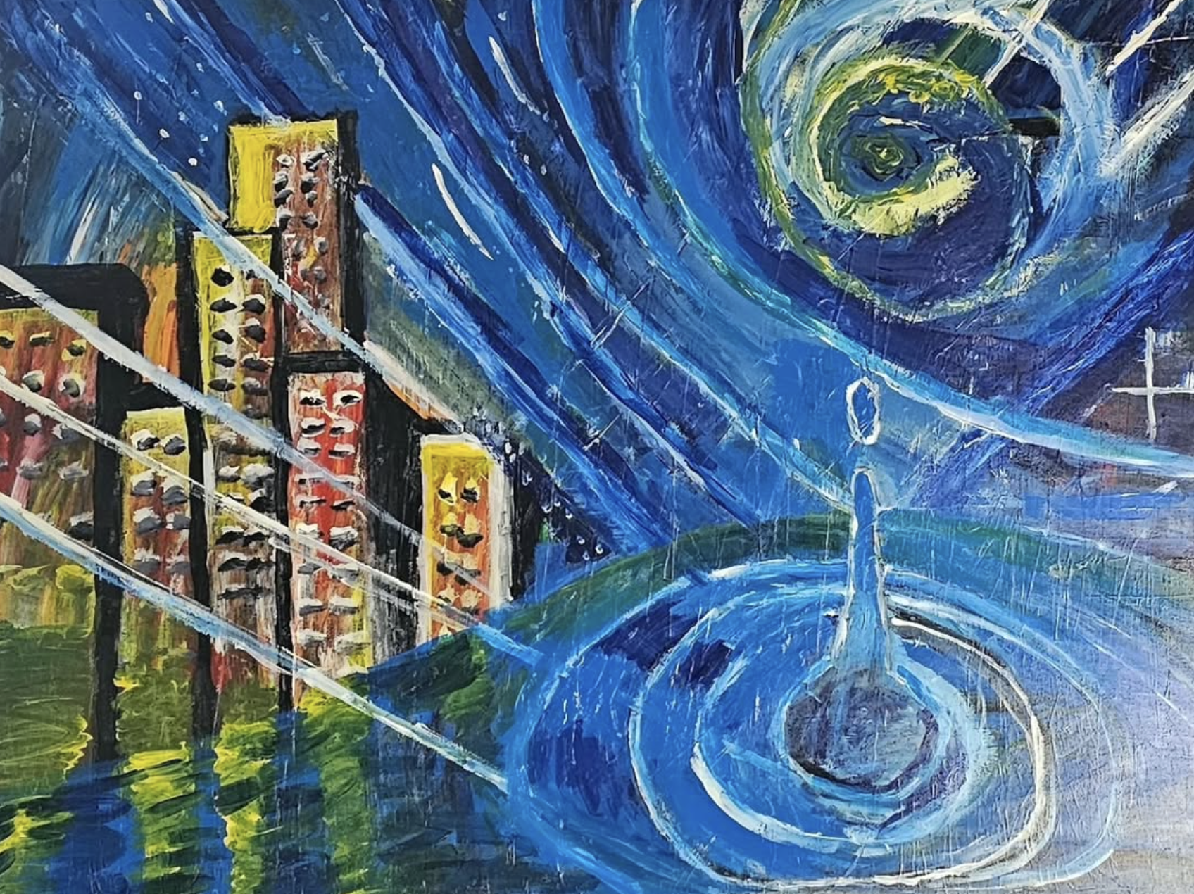 Cosmic Dance, Acrylic, artist: R. P. Siepak, artist username: siepak, produced: October 2025, as: Available for Acquiry, size: 120x90 cm