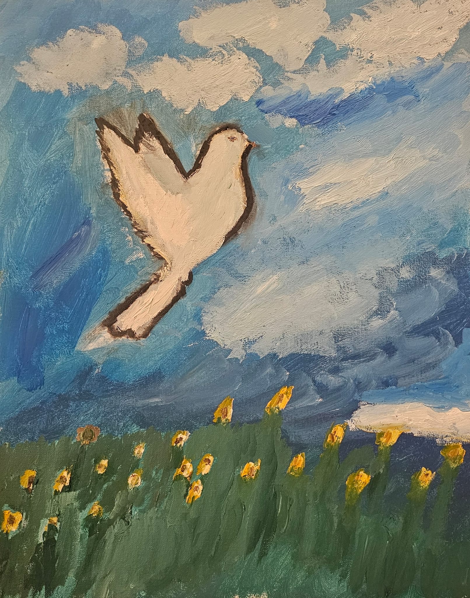 Where Heaven Touches Earth, Oil, artist: R. P. Siepak, artist username: siepak, produced: November 2025, as: Available for Acquiry, size: 40x50 cm